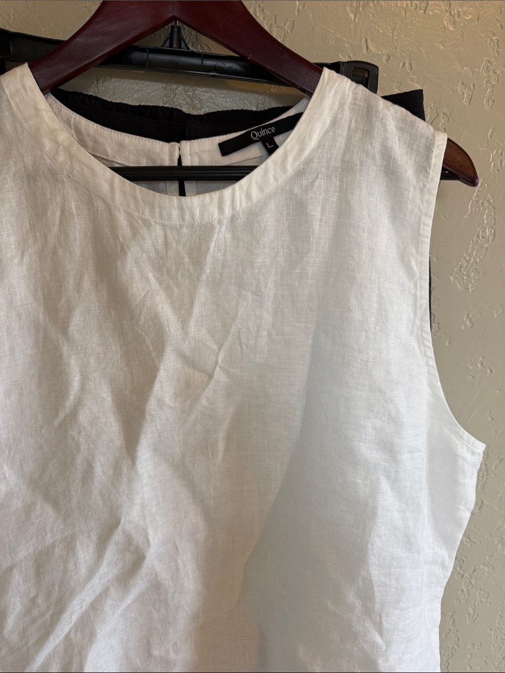 Quince Linen Tank Top Blouse L - Picture 2 of 2
